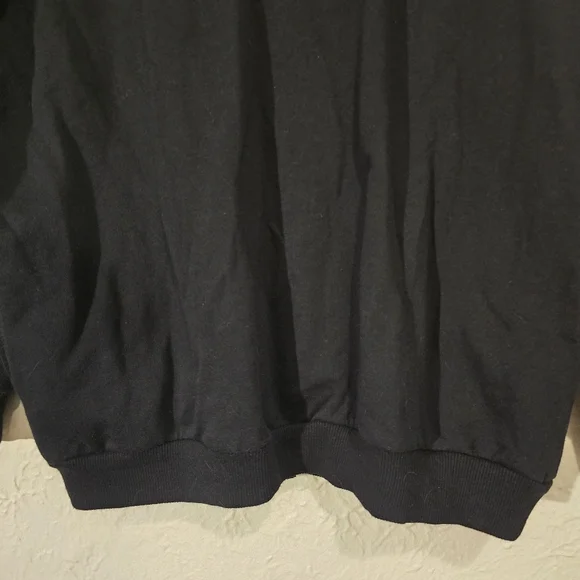 ASOS Black Zipup Sweatshirt Longsleeve Casual Top Streetwear Gorpcore Size 6 - Picture 14 of 14